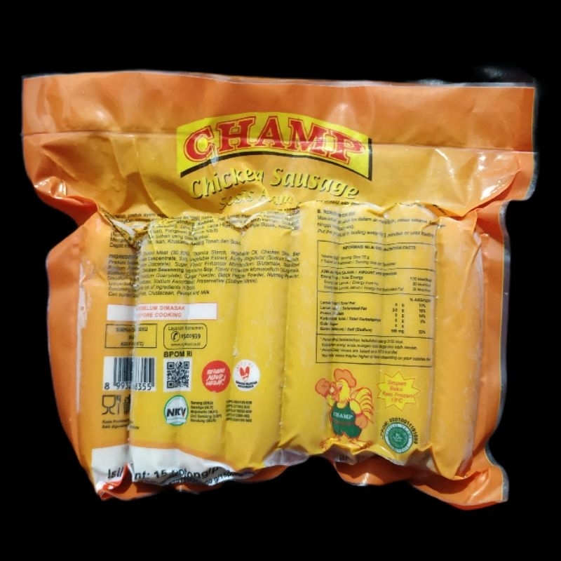 

CHAMP SOSIS AYAM 500gr/1000gr