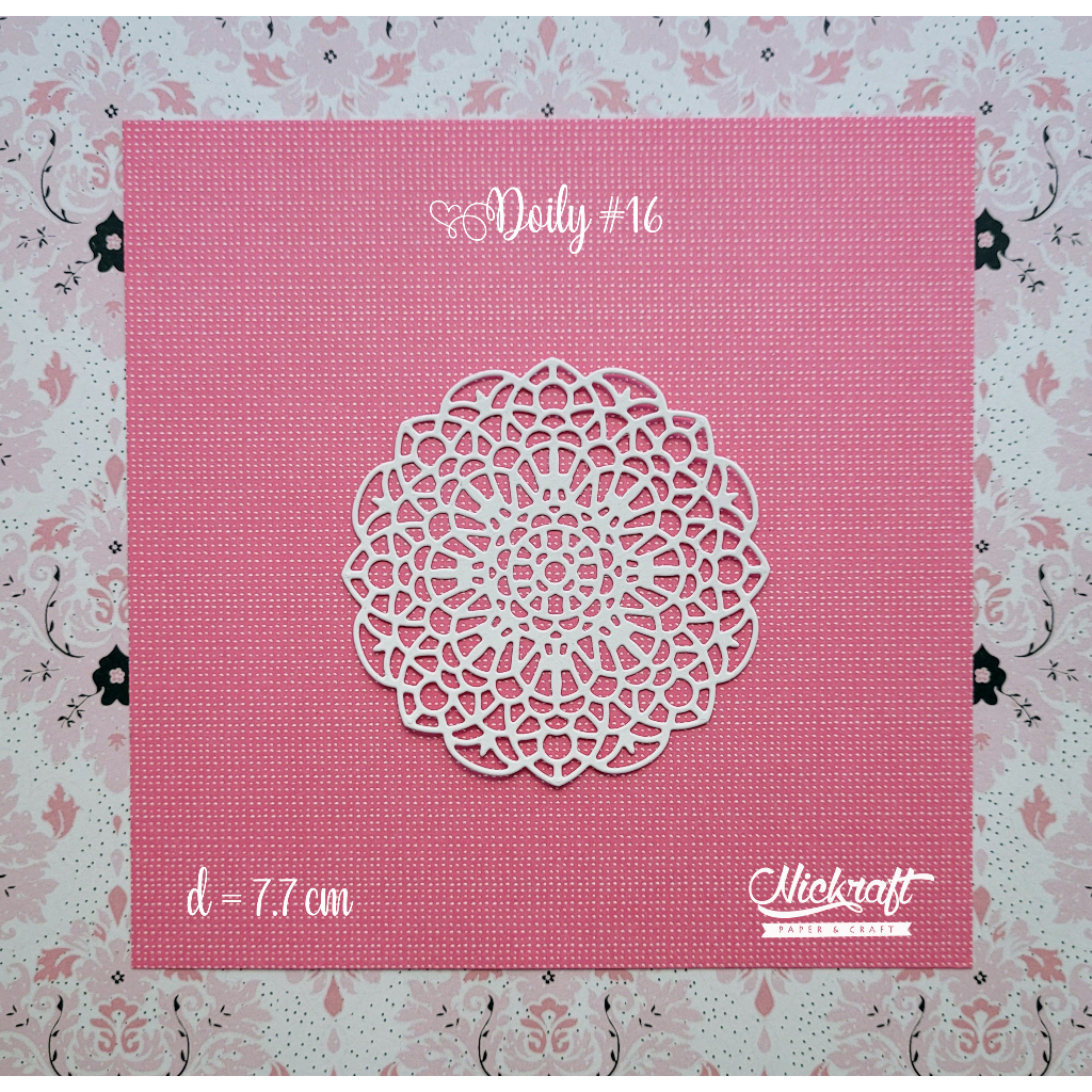 

DOILY #16 - Hiasan Scrapbook Jurnal Die Cut Doily Paper