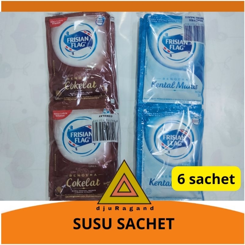 

Susu bendera frisianflag sachet 38 g isi 6