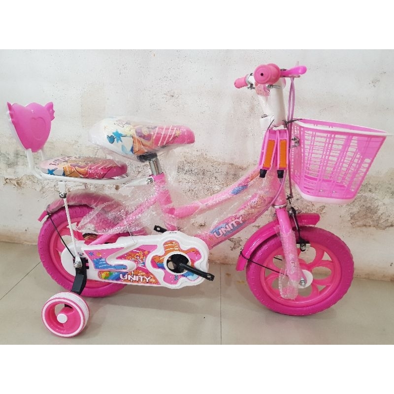 Sepeda Anak Sepeda Mini 12 inch UNITY ( WARNA PINK )