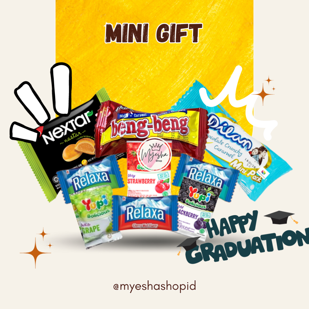 

MINI GIFT | SNACK | HADIAH ULANG TAHUN | HADIAH WISUDA | MINI GIFT SNACK | SNACK CUSTOM | KADO