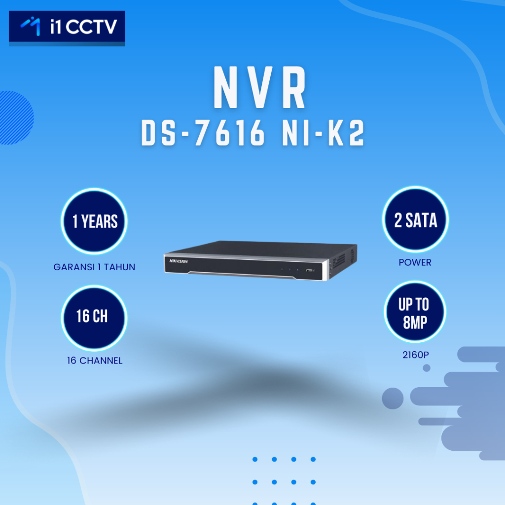 NVR HIKVISION 16 CH DS-7616 NI-K2