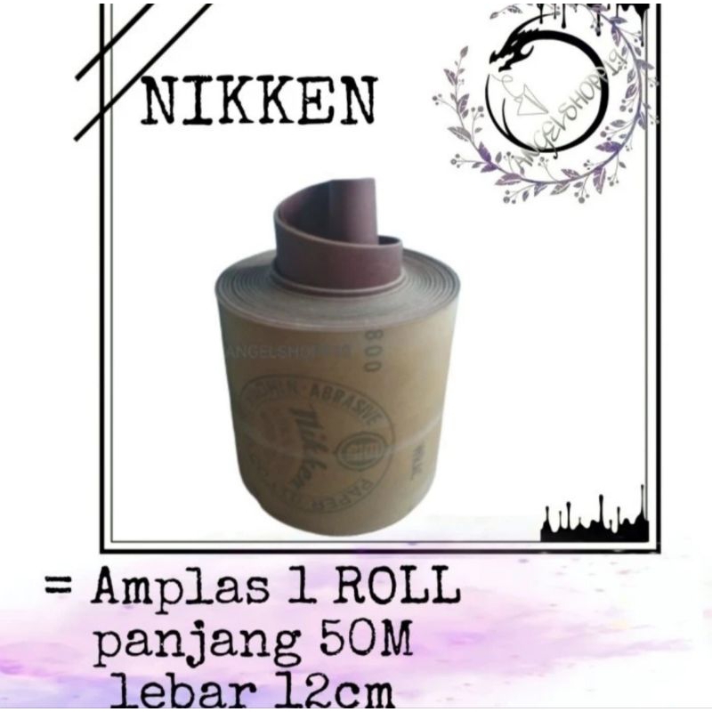 Amplas Roll NIKEN No 800 Kertas Waterproof
