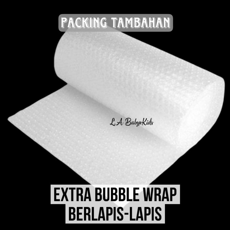 

Extra Bubble Wrap Berlapis-lapis Untuk Prouduk L.A Baby n Kids