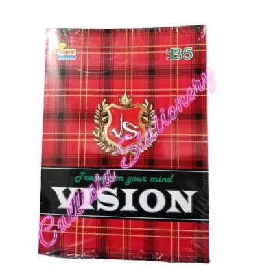 

BUKU TULIS VISION BOXY PANJANG 42 LEMBAR PER PACK/BUKU TULIS SEKOLAH B5