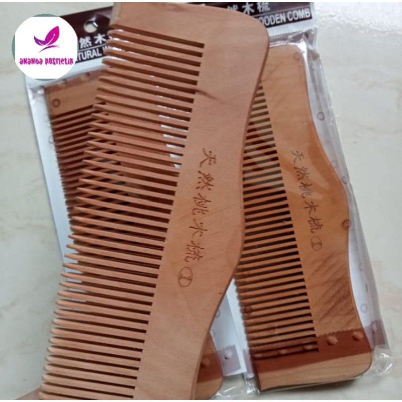 SISIR KAYU 13,5 CM - HAIR COMB