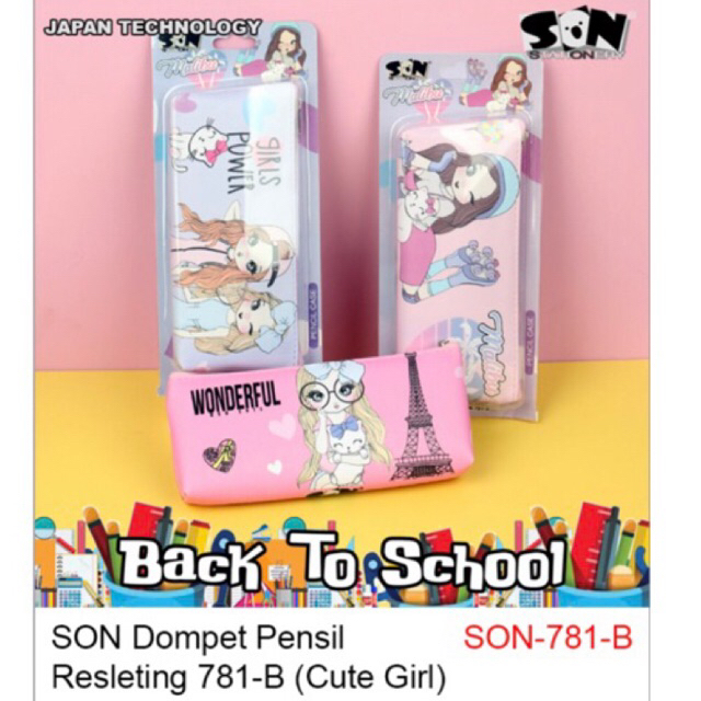 

Kotak Pensil / Pensil case SON Cute Girl