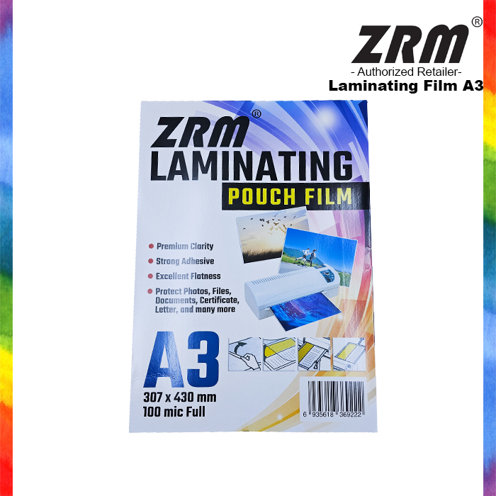 

ZRM Laminating Pouch A3/ Plastik Laminating A3 100 micron