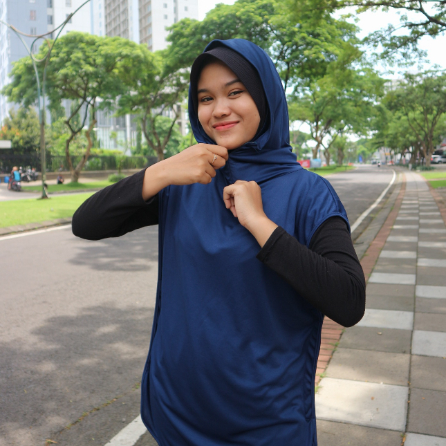 Rompi Olahraga Wanita, Rompi Oalhraga Hijab, Rompi Oalahraga Wanita Hijab, Vest Olahraga, Vest Olahr