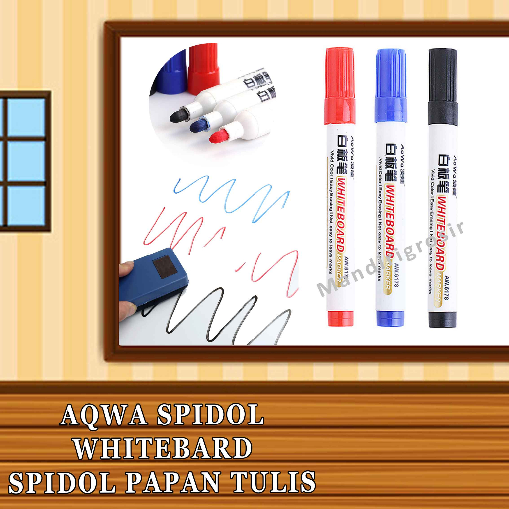 

Spidol White Boar * AQWA Spidol * Spidol Papan Tulis * Spidol Warna