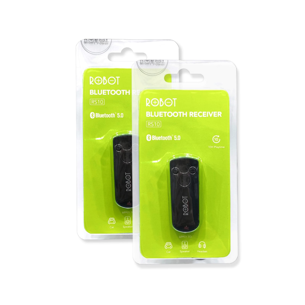 Bluetooth Receiver Robot Earphone Headset Jack Aux RS10