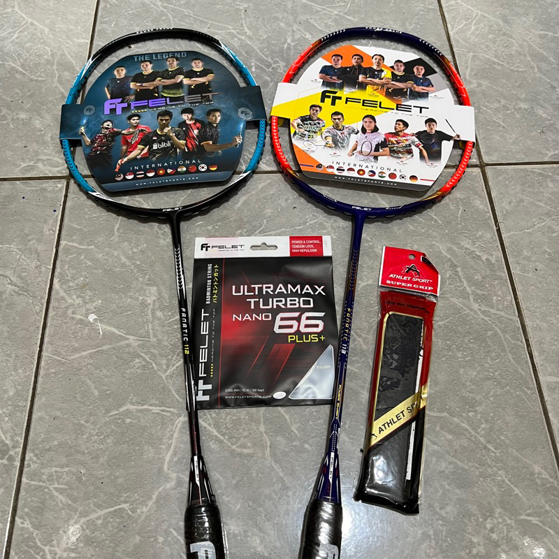 RAKET BADMINTON BULU TANGKIS FELET FANATIC 112 113 ORIGINAL