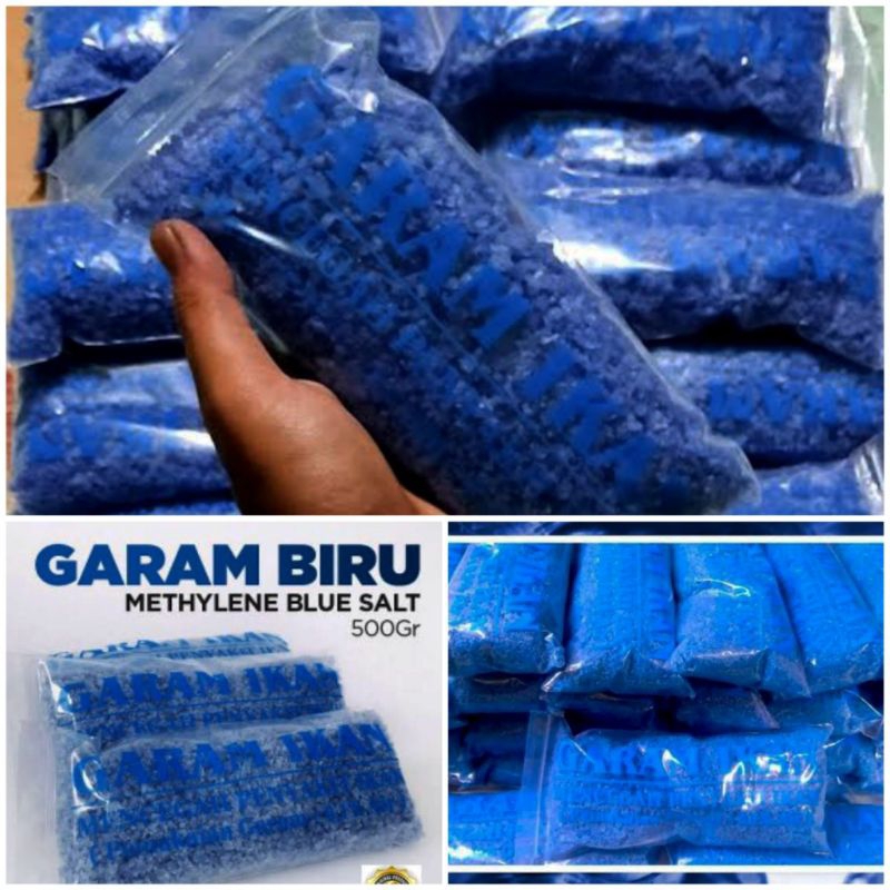 Garam Ikan Biru antibiotik blue salt 1/2 kg