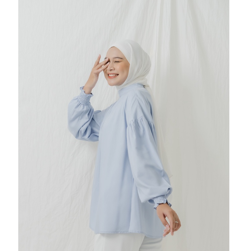 YARA BLOUSE - Atasan - Blouse Wanita - Katun Rayon - All Size