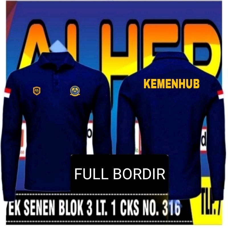 kaos Kemenhub baju Kemenhub seragam Kemenhub baju kerja Kemenhub kaos polo Kemenhub poloshirt Kemenh