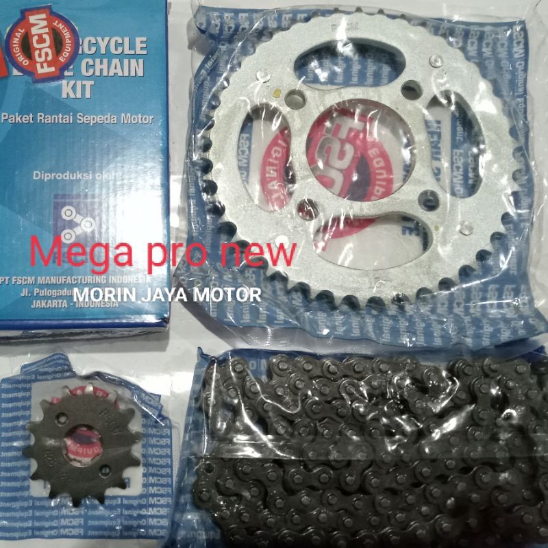 GEAR PAKET VERZA MEGA PRO NEW SONIC 150 GTR 150 CB150R 42T/14T 428-124 FSCM