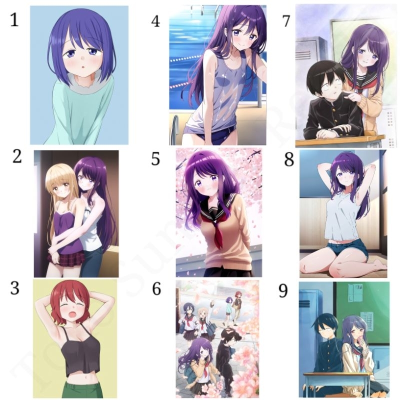 Poster Kubo San Wa Boku Wo Yurusanai Won't Let me Be Invisible Kubocchi Figure Nagisa Akina Shiraish