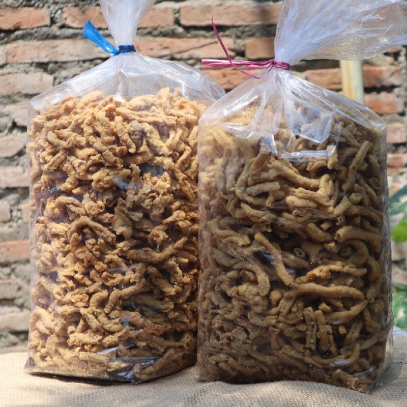 

1KG kripik usus ayam super gurih renyah