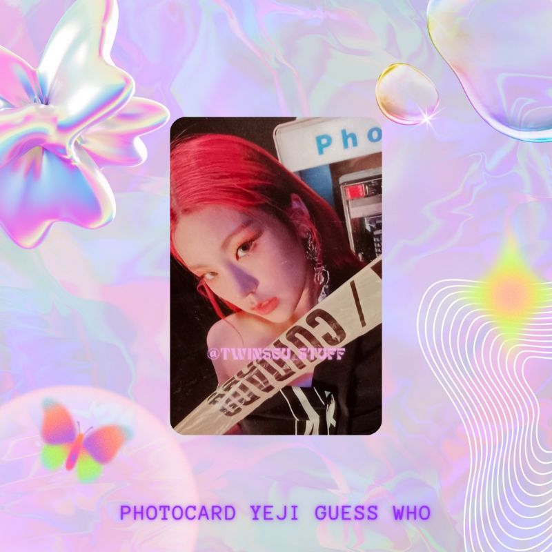 PHOTOCARD ITZY YEJI GUESS WHO