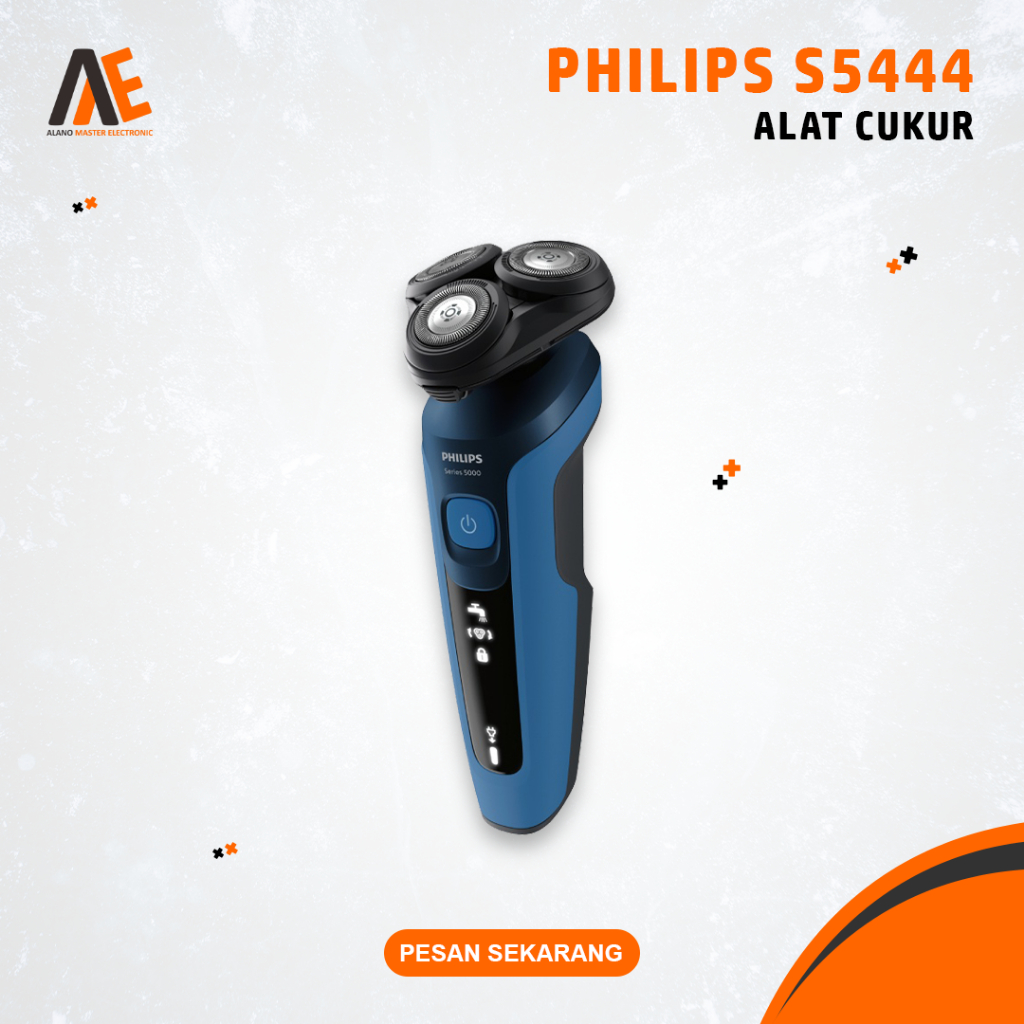 Alat Pencukur Elektrik Philips S5444 Mesin Cukur Rambut Kumis Jenggot