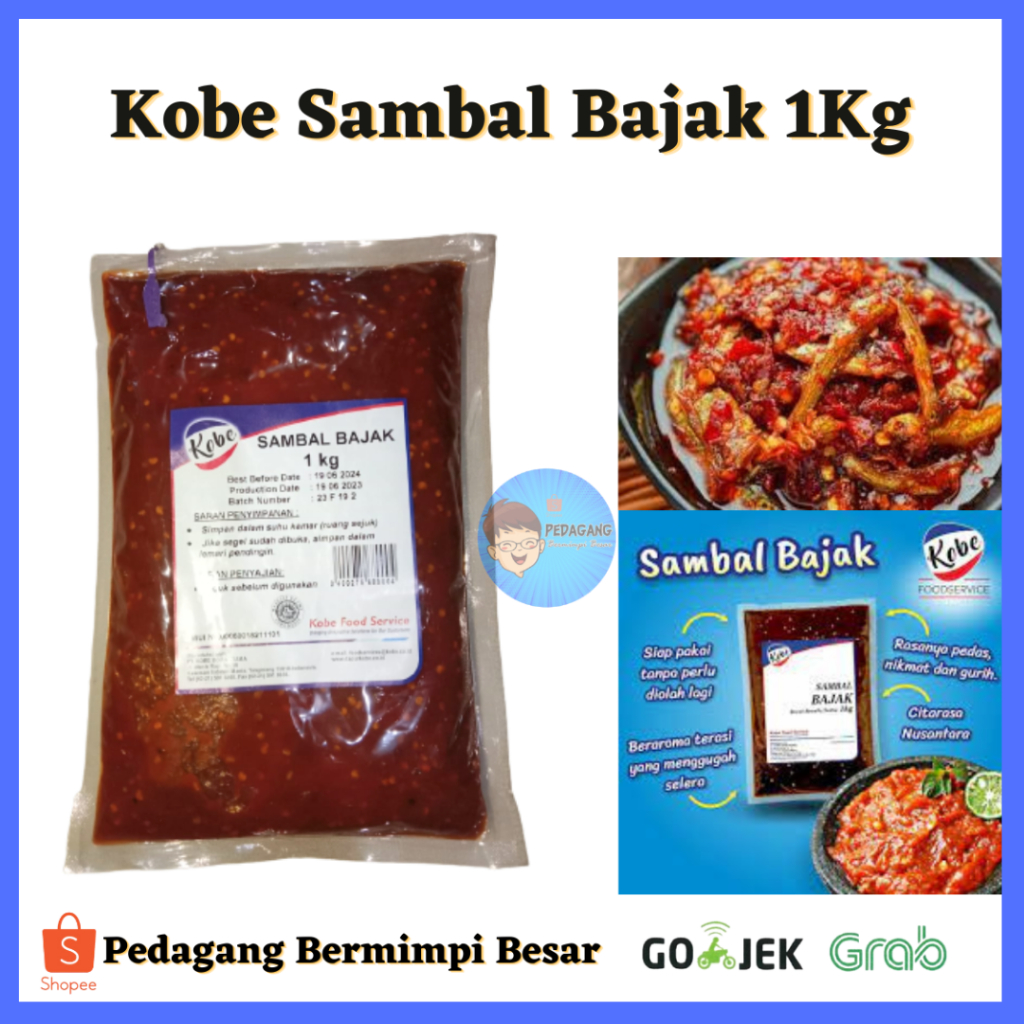 

Kobe Sambal Bajak 1kg/ Sambal