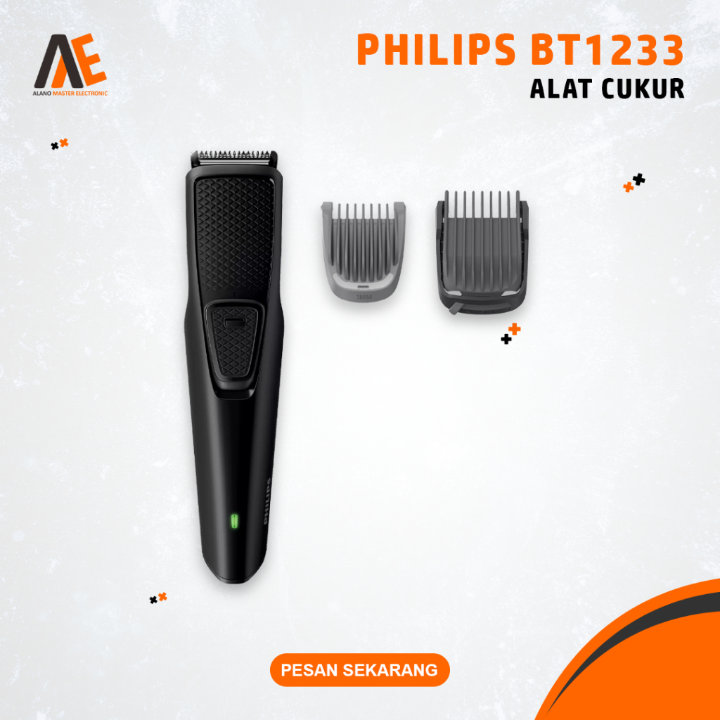 Alat Pencukur Elektrik Philips BT1233 Mesin Cukur Rambut Kumis Jenggot