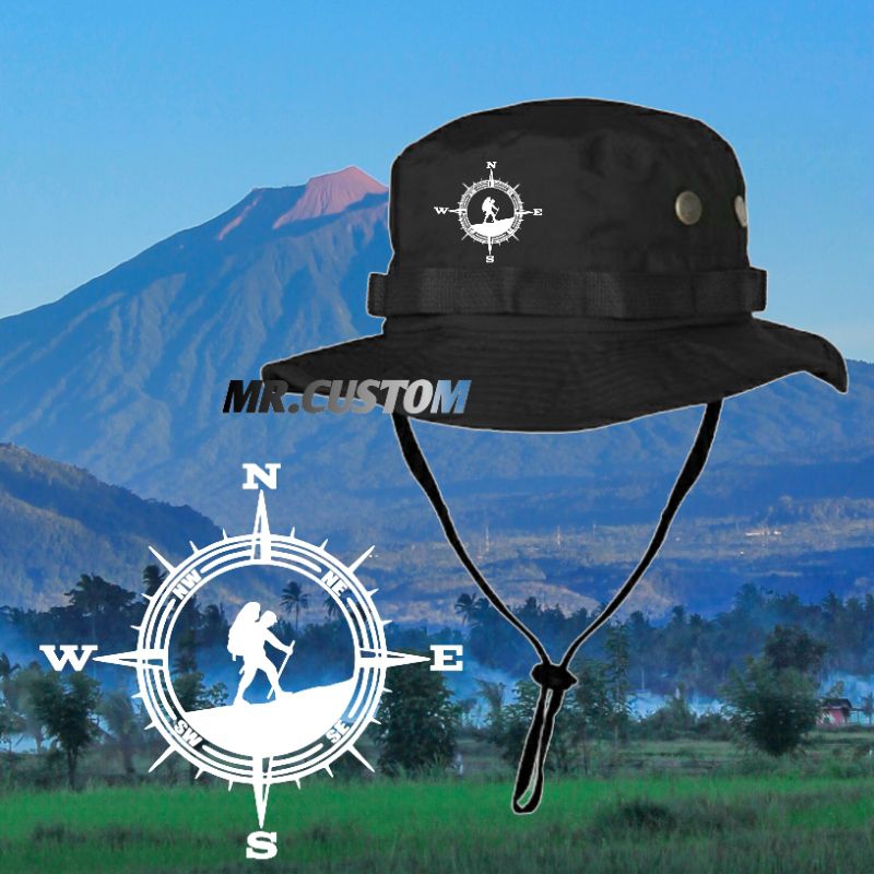 Topi Gunung Outdoor/Topi Hiking Camping/Topi Rimba Adventure Pria Wanita