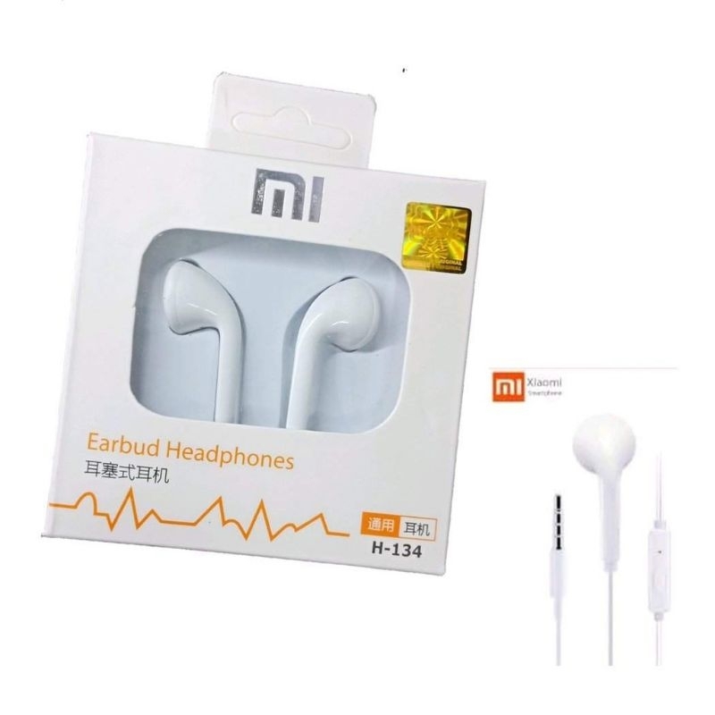 Headset Xiaomi Redmi 12C / 10A / 10C / Note 11 Pro / Note 12 Pro / A1 / A2 / 10 5G Earphone Hedset H