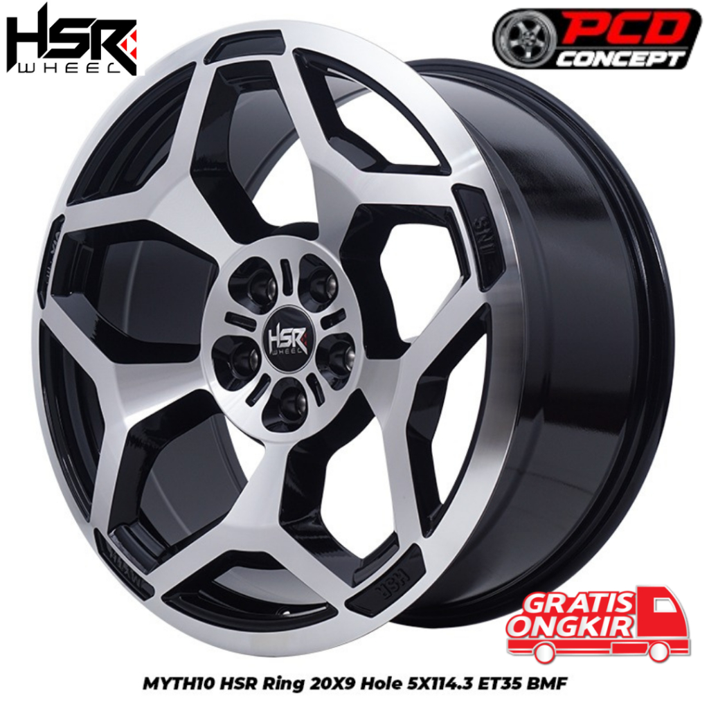 VELG HSR MYTH01 R20 LEBAR 9 PCD 5X114,3 TERLARIS