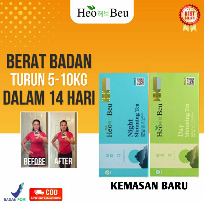 

HeoBeu Original BPOM Teh Herbal Pelangsing Korean Bahan Alami Ampuh Menurunkan Berat Badan Dengan Cepat dan Aman Tanpa Efek Samping