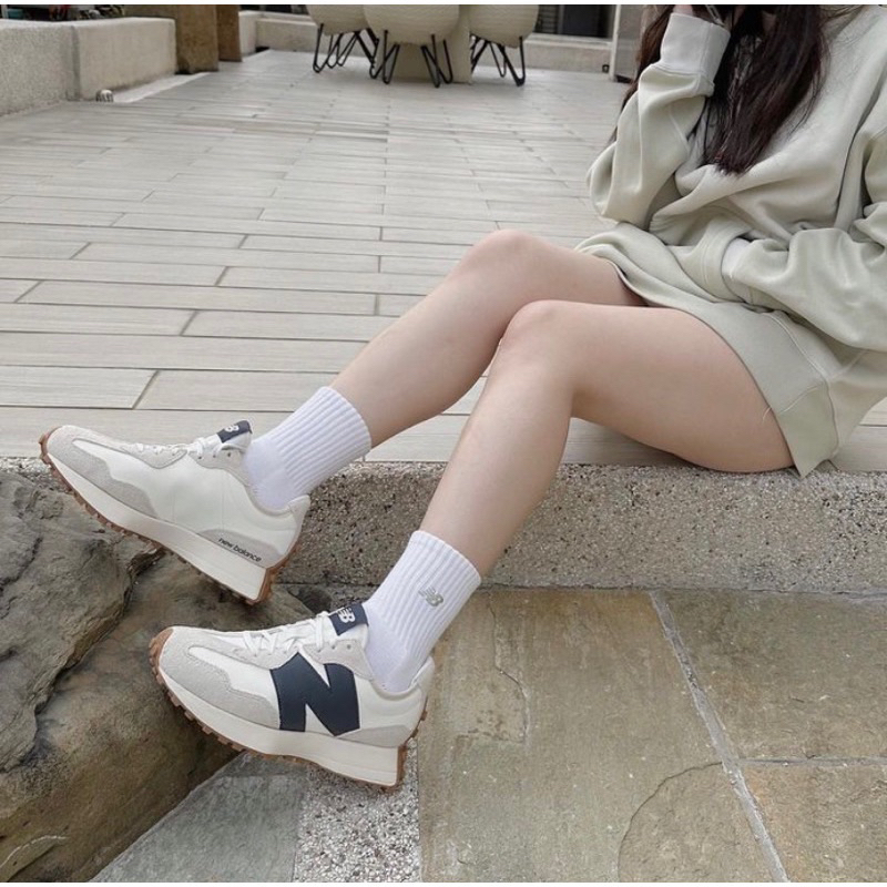 Sepatu Sneakers 327 Trainers Off White Navy