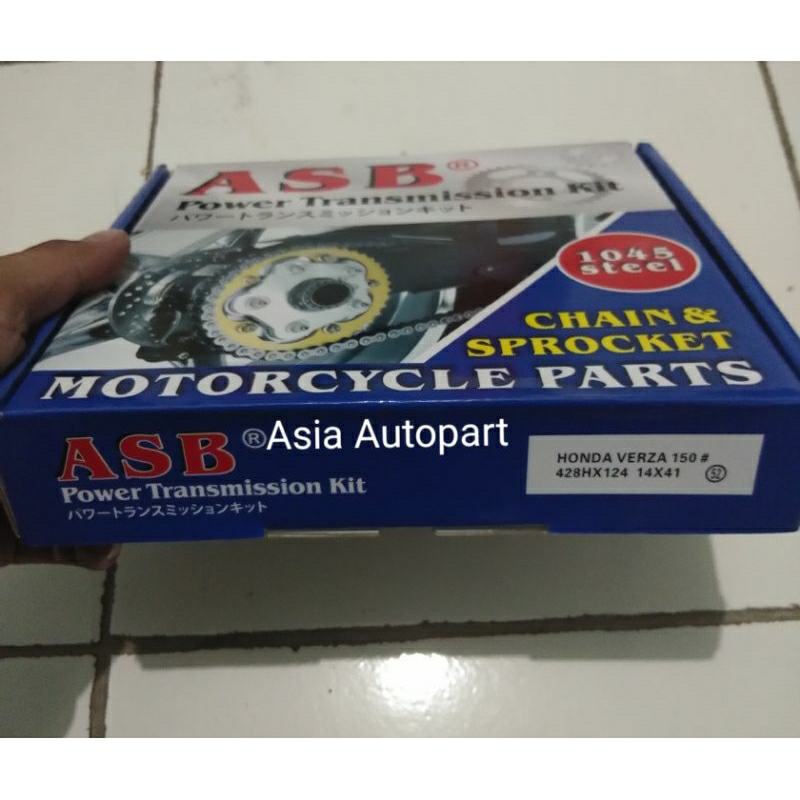 GEARSET GEAR SET RANTAI GEAR SET HONDA VERZA 150 ASB