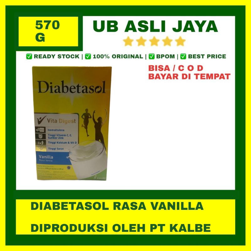 

Diabetasol Vanilla 570g Original