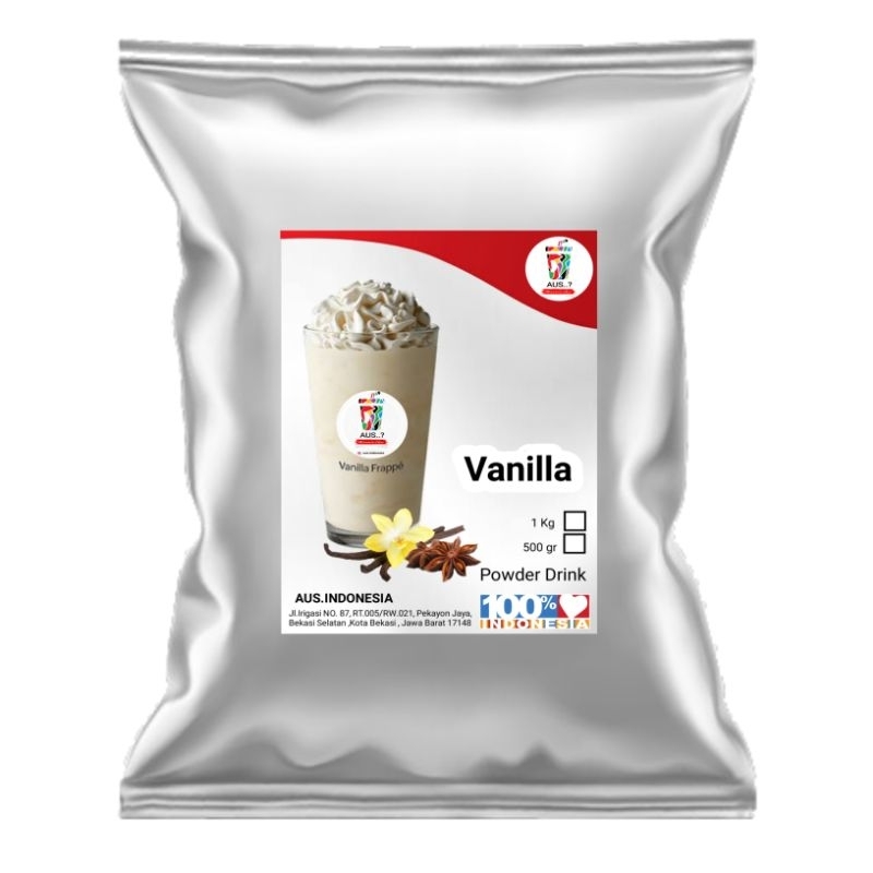 

Bubuk Minuman Vanila Latte 1KG - Powder Drink Vanila Latte - Bubuk Regular 1KG