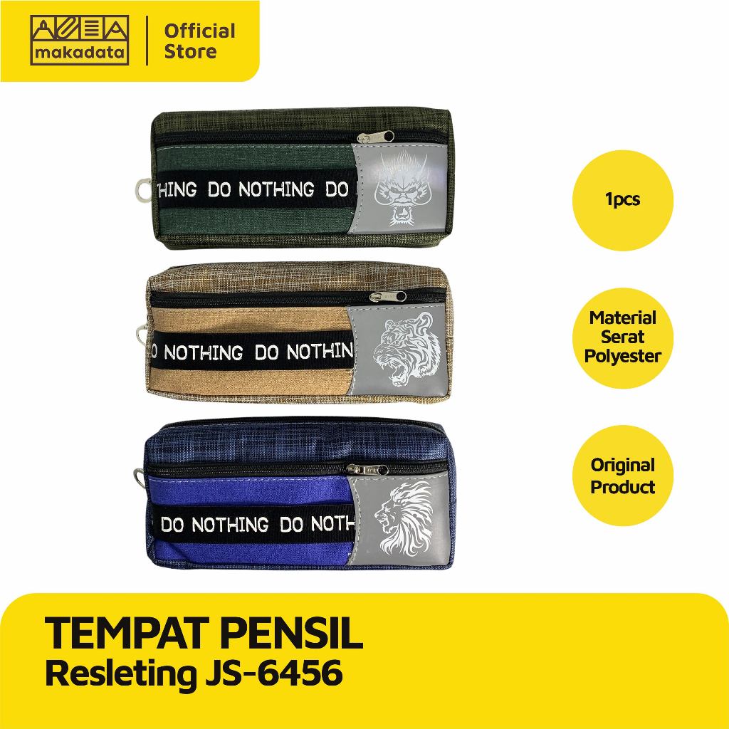 

PENCIL CASE / TEMPAT PENSIL KAIN 6456 (1 PCS) MURAH