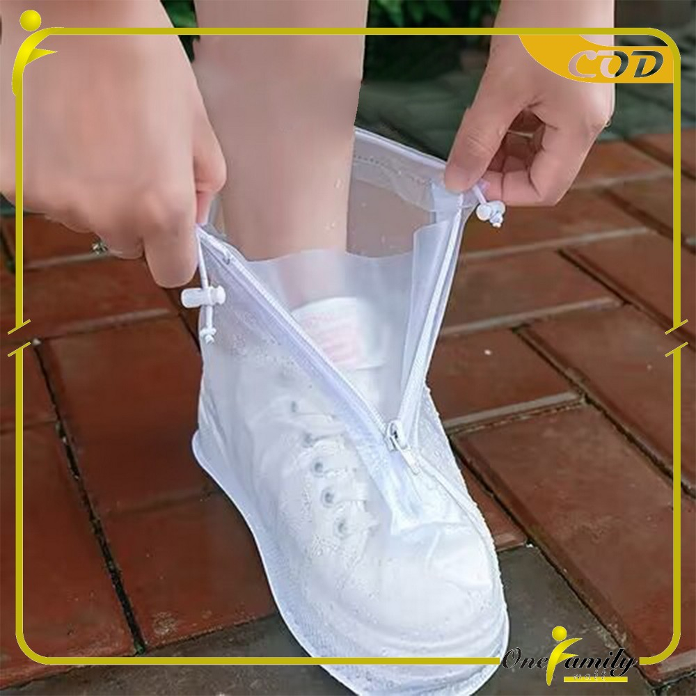 ONE-C898 Pelindung Sepatu Anti Air Unisex Tahan Air / Jas Hujan Sepatu Waterproof / Cover Shoes Jas Hujan Mantel Tahan Air Dari Hujan