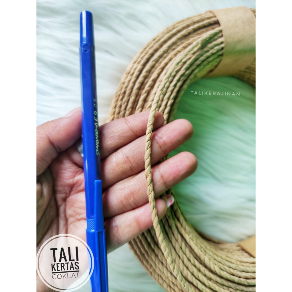 TALI LUM 2 PLY 2-3MM TALI KERTAS ANYAMAN KURSI TALI PAPER BAG
