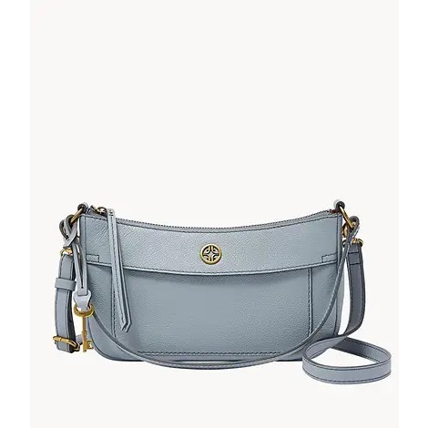 tas branded Skylar Mini Baguette Smokey Blue