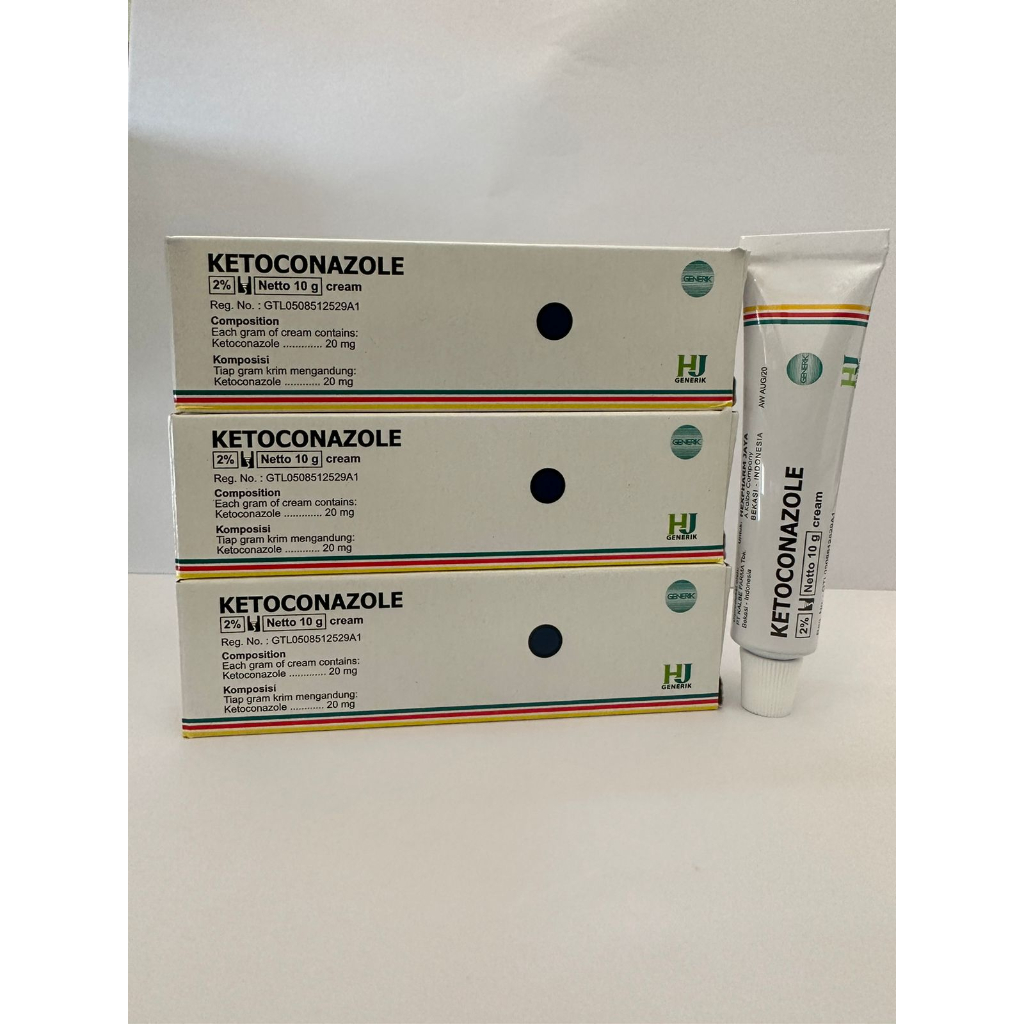 Ketoconazole Krim 10gr Hexpharm Jaya - Gatal , Jamur