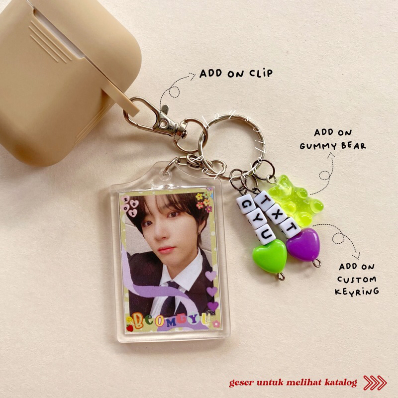 [READY] TUBATU Acrylic Keychain Candy Keyring / Gantungan Kunci Akrilik KPOP