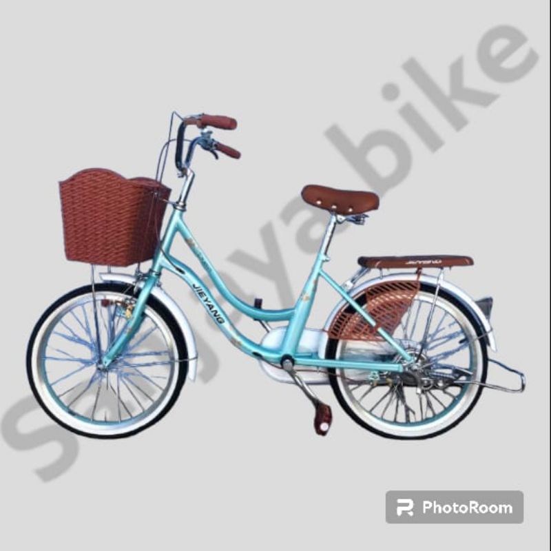 Sepeda Mini Keranjang Remaja dan Dewasa 20 24 JIEYANG GG 01B City Bike ctb Jie Yang 2001 B 2401 B