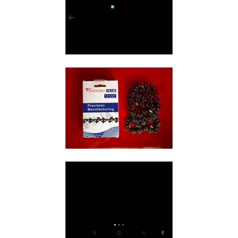 RANTAI Mesin Gergaji Chainsaw  22" 38T MAESTRO / RANTAI Mesin Potong Gergaji Kayu Chain Saw 22 Inch 