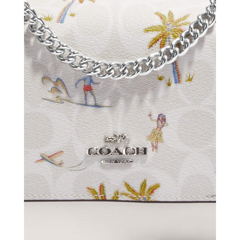 Coach Klare Crossbody In Signature Canvas With Hula Print (CJ 602)