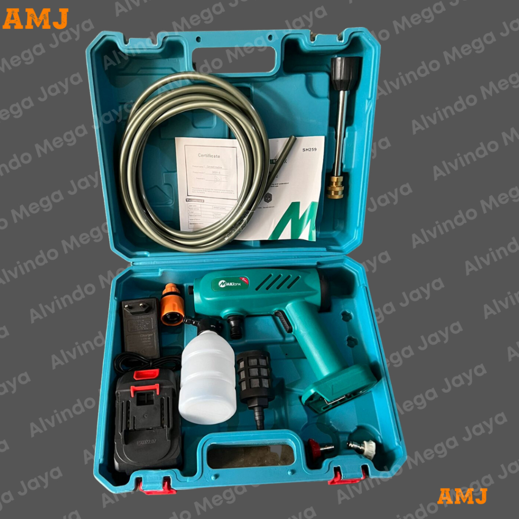 Jet Cleaner Baterai Mesin Cuci Mobil motor Mailtank SH 259 Mesin Cuci Motor Mobil Baterai 24v Tanpa 