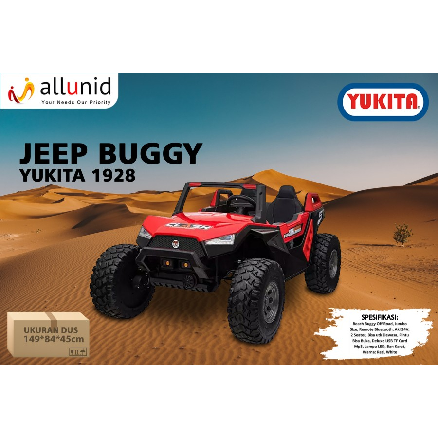 Mobil Aki Mainan Anak Buggy Off Road KYZ-02  Yukita 1928 24 Volt Jumbo Size