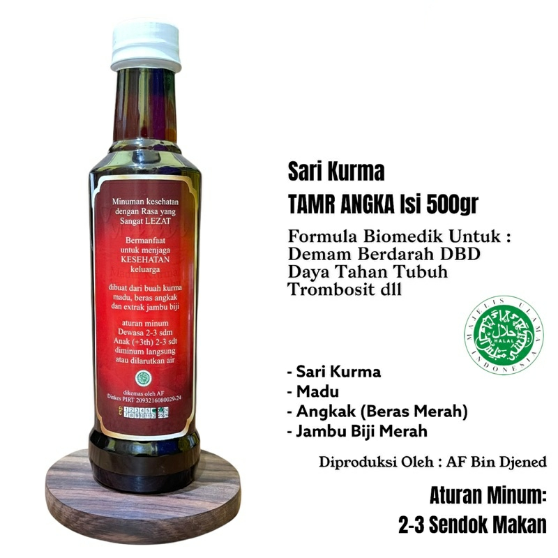 Sari Kurma TAMR 500gr Madu Kurma Angkak dan Jambu