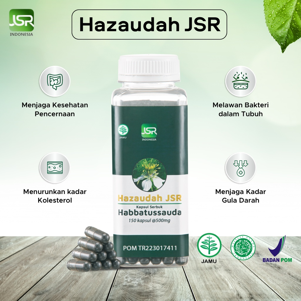 Hazaudah JSR Kapsul SERBUK Habbatussada