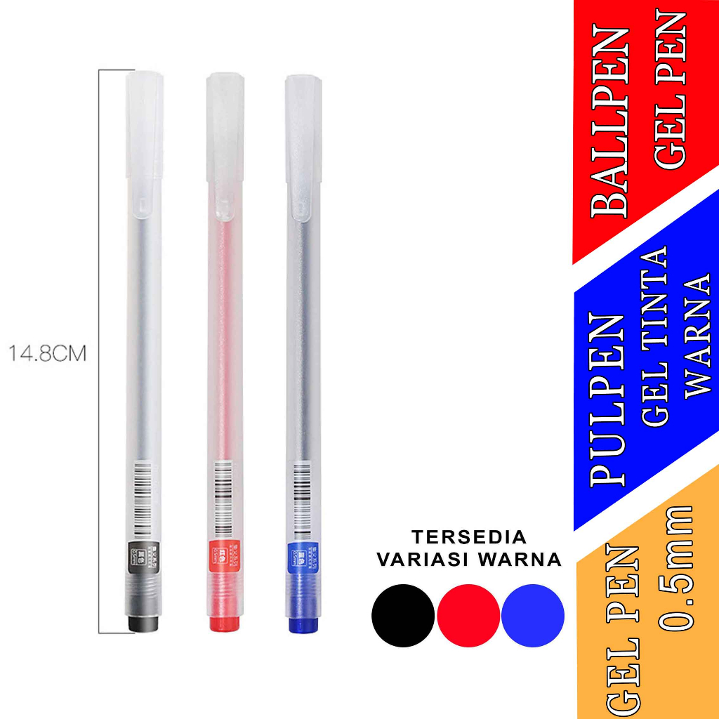 

Pen Color - Ballpen Gel - Pulpen Gell - Pen Gel 0.5mm