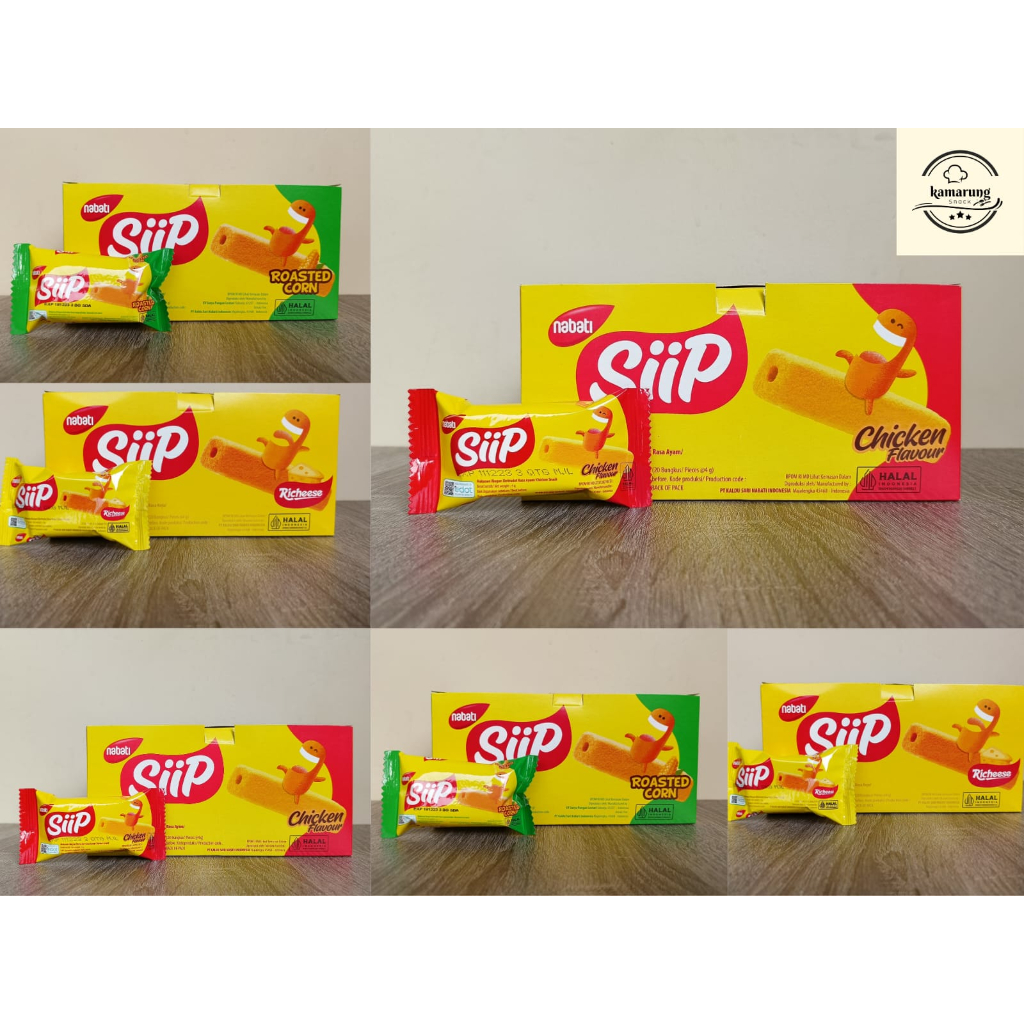 

SIIP SNACK NABATI ISI 20 BUNGKUS X 4 GR