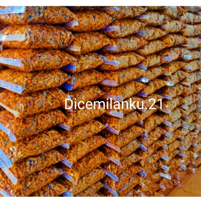 

PAKET HEMAT RESELLER BASRENG BASO GORENG STIK Basreng pedas daun jeruk kemasan 5.KG